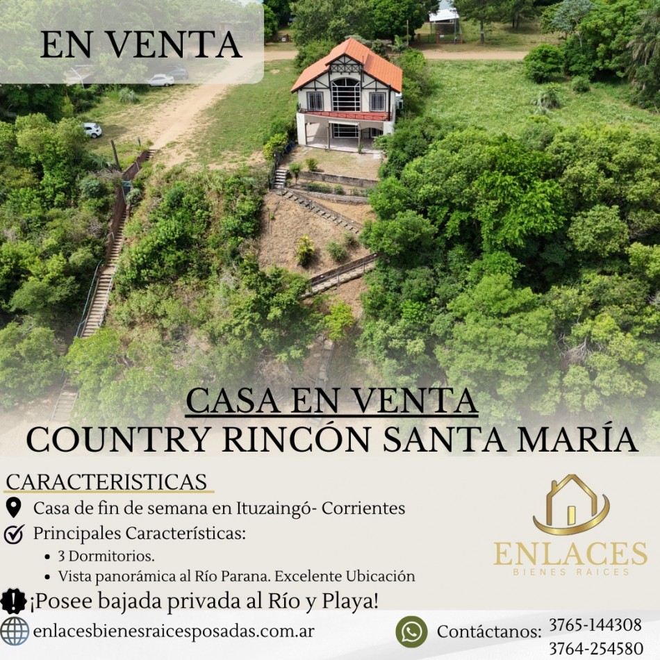 Casa en venta en Country Rincon Santa Maria