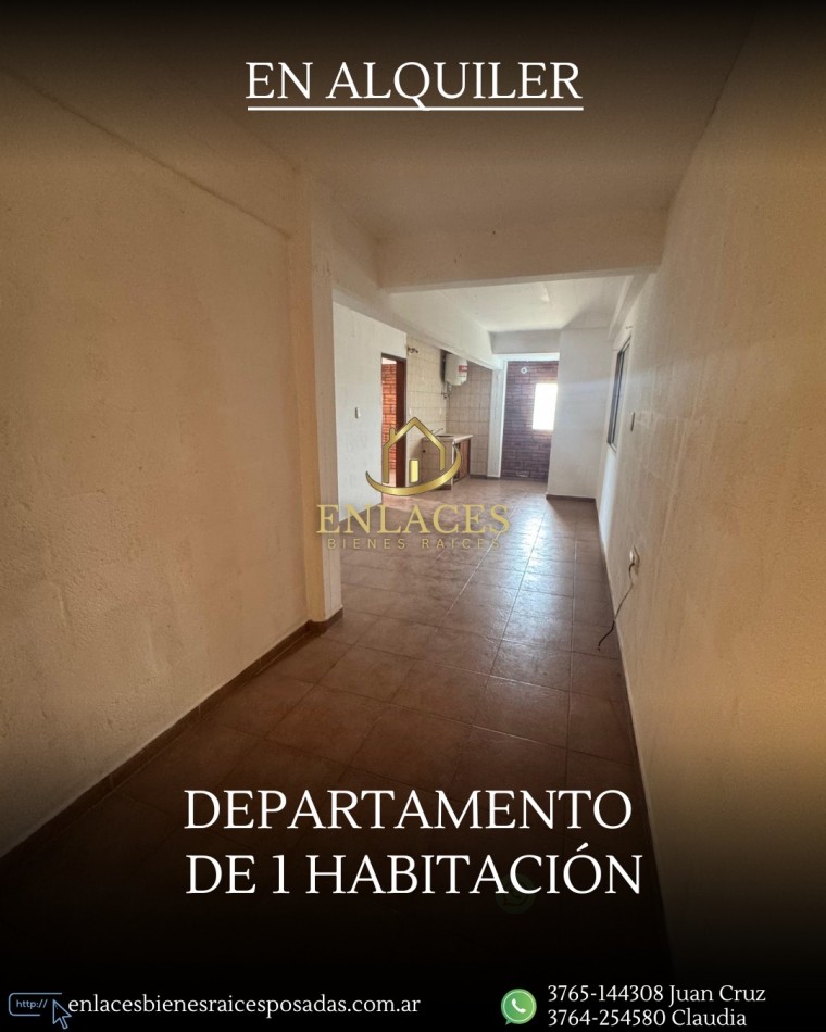 DEPARTAMENTO DE 1 DORMITORIO EN ALQUILER