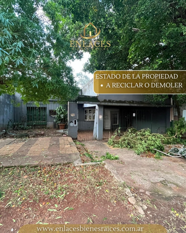 Propiedad a reciclar apta para construccion el altura