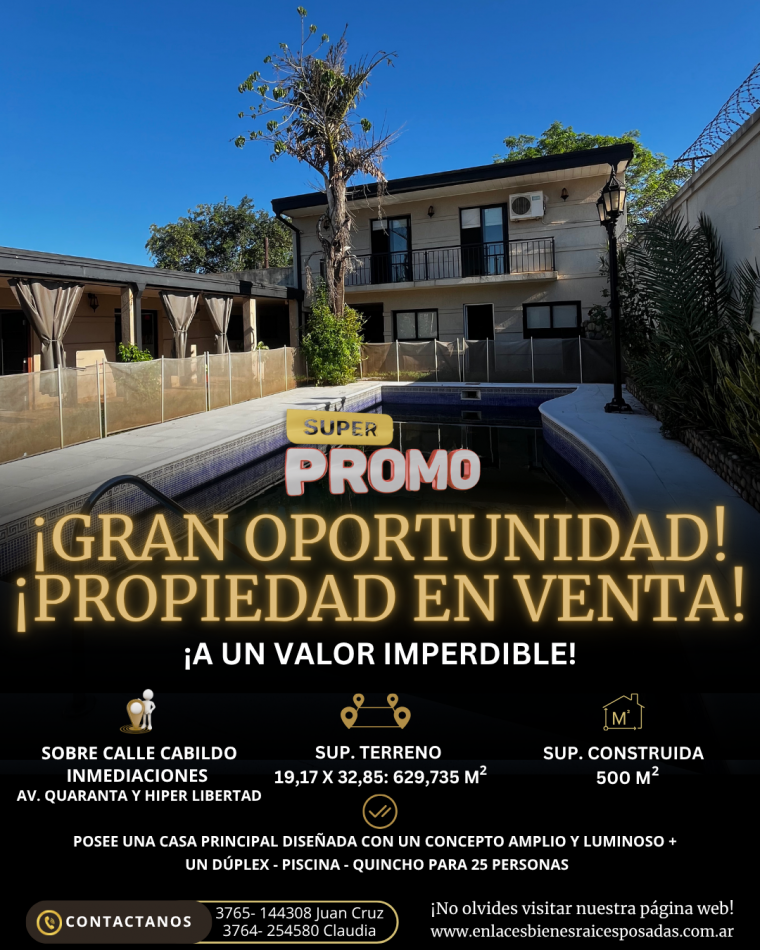 Hermosa casa en venta