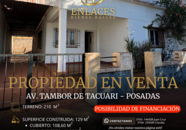 Casa en venta sobre importante Avenida