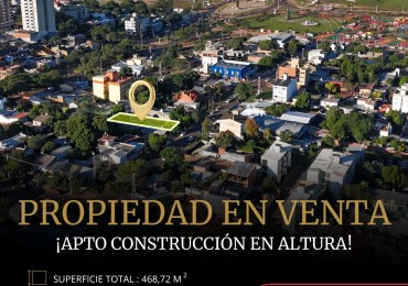 Propiedad a reciclar apta para construccion el altura
